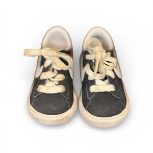 Nike Kids Black and Cream Sneakers